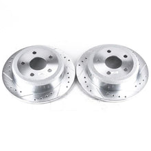Load image into Gallery viewer, Power Stop 07-17 Jeep Wrangler Rear Evolution Drilled &amp; Slotted Rotors - Pair

