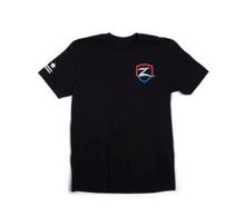 Load image into Gallery viewer, Zone Offroad Black Premium Cotton T-Shirt w/ Patriotic Zone Logos - Large
