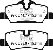 Load image into Gallery viewer, EBC 14+ Mini Hardtop 1.5 Turbo Cooper Redstuff Rear Brake Pads
