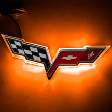 Load image into Gallery viewer, Oracle Chevrolet Corvette C6 Illuminated Emblem - Amber
