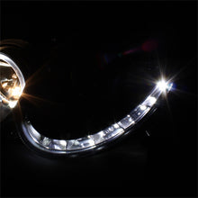 Load image into Gallery viewer, Spyder Mercedes Benz CLK 03-09 Projector Halogen Model- LED Halo DRL Blk PRO-YD-MBCLK03-DRL-BK
