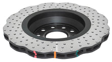 Load image into Gallery viewer, DBA 14-21 Volkswagen GTI (w/Perf Pkg 310mm Rear Disc) Rear 4000 Series Drilled Wavy Rotor
