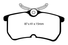 Load image into Gallery viewer, EBC 13+ Ford Fiesta 1.6 Turbo ST Redstuff Rear Brake Pads

