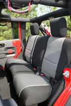 Load image into Gallery viewer, Rugged Ridge Seat Cover Kit Black/Gray 11-18 Jeep Wrangler JK 4dr
