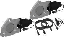 Load image into Gallery viewer, QTP 2.25in Bolt-On QTEC Dual Electric Cutout Valves - Pair
