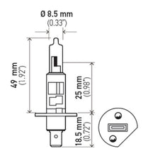 Load image into Gallery viewer, Hella Bulb H1 12V 55W P145S T25 +50
