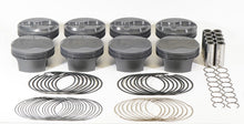 Load image into Gallery viewer, Mahle MS Piston Set SBF 331ci 4.030in Bore 3.25in Stroke 5.4in Rod .927 Pin 7cc 11.3 CR Set of 8
