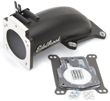 Load image into Gallery viewer, Edelbrock Ultra Low Profile Intake Elbow 90mm Throttle Body to Square-Bore Flange Black Finish
