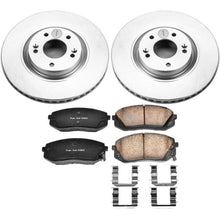 Load image into Gallery viewer, Power Stop 15-16 Hyundai Sonata Front Z17 Evolution Geomet Coated Brake Kit
