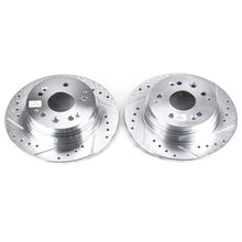 Load image into Gallery viewer, Power Stop 01-03 Acura CL Rear Evolution Drilled &amp; Slotted Rotors - Pair
