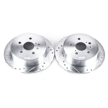 Load image into Gallery viewer, Power Stop 04-10 Toyota Sienna Rear Evolution Drilled &amp; Slotted Rotors - Pair
