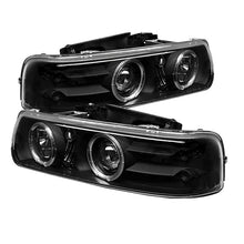 Load image into Gallery viewer, Spyder Chevy Silverado 1500/2500 99-02 Projector Headlights LED Halo LED Black PRO-YD-CS99-HL-BK
