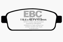 Load image into Gallery viewer, EBC 13+ Buick Encore 1.4 Turbo Greenstuff Rear Brake Pads
