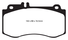 Load image into Gallery viewer, EBC 10+ Mercedes-Benz E350 3.5 AMG Sport Package Yellowstuff Front Brake Pads
