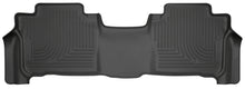 Load image into Gallery viewer, Husky Liners 13-16 Lexus LX570 / 13-16 Toyota Land Cruiser WeatherBeater 2nd Row Black Floor Liners

