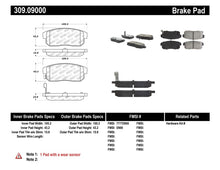 Load image into Gallery viewer, StopTech Performance 11/00-02 Infiniti G20/10/00-04 I30/I35 Rear Brake Pads
