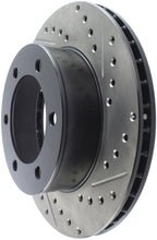 Load image into Gallery viewer, StopTech 95-03 Toyota Tacoma (6 Lug) / 96-00 4Runner Front Left Slotted &amp; Drilled Rotor

