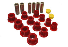 Load image into Gallery viewer, Energy Suspension 00-04 Ford Excursion 4WD / 99-04 F250/F350 4WD Red Front Leaf Spring Bushing Set
