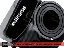 Load image into Gallery viewer, AWE Tuning Audi B9 A4/A5 2.0T Quattro Carbon Fiber AirGate Intake w/ Lid
