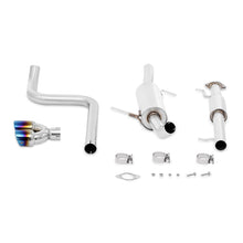 Load image into Gallery viewer, Mishimoto 14-16 Ford Fiesta ST 1.6L 2.5in Stainless Steel Resonated Cat-Back Exhaust w/ Burnt Ti
