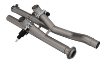 Load image into Gallery viewer, QTP 17-18 Ford Raptor EC/CC 2.5in 304SS Aggressor Cutout Dual Mid Pipes

