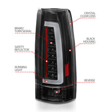 Load image into Gallery viewer, ANZO 1999-2000 Cadillac Escalade LED Taillights Black Housing Clear Lens Pair
