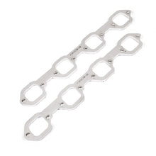 Load image into Gallery viewer, Stainless Works SBF Victor Senior Heads Square Port Header 304SS Exhaust Flanges 2in Primaries
