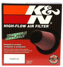 Load image into Gallery viewer, K&amp;N Universal Chrome Filter 6in Flange ID x 7.5in Base OD x 5in Top OD x 6in H
