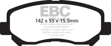 Load image into Gallery viewer, EBC 12+ Mazda CX-5 2 Greenstuff Front Brake Pads
