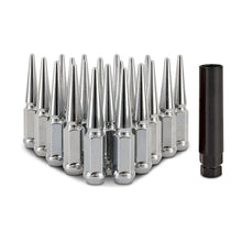 Load image into Gallery viewer, Mishimoto Steel Spiked Lug Nuts M12x1.5 20pc Set - Chrome
