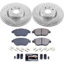 Load image into Gallery viewer, Power Stop 12-18 Fiat 500 Front Z23 Evolution Sport Brake Kit

