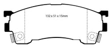 Load image into Gallery viewer, EBC 93-97 Ford Probe 2.0 16v Yellowstuff Front Brake Pads
