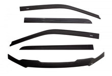 Load image into Gallery viewer, AVS 07-13 Chevy Silverado 1500 Crew Cab Ventvisor &amp; Aeroskin Deflector Combo Kit - Matte Black
