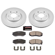 Load image into Gallery viewer, Power Stop 04-06 Hyundai Tiburon Front Z17 Evolution Geomet Coated Brake Kit

