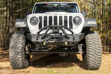 Load image into Gallery viewer, Rugged Ridge HD Bumper Stubby Front 07-18 Jeep Wrangler JK 18-20 Jeep Wrangler JL 2020 JT
