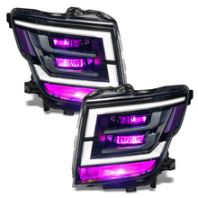 Load image into Gallery viewer, Oracle 21-22 Nissan Titan Demon Eye RGB Headlight Upgrade Kit - ColorSHIFT w/o Controller
