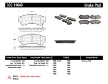 Load image into Gallery viewer, StopTech Performance 06-10 Ford Fusion / 07-10 Lincoln MKZ / 06-09 Mazda 6 Front Brake Pads
