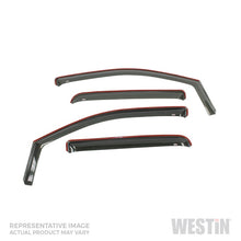 Load image into Gallery viewer, Westin 2017-2018 Honda Ridgeline Wade In-Channel Wind Deflector 4pc - Smoke
