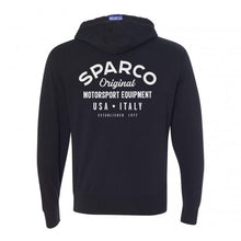 Load image into Gallery viewer, Sparco Sweatshirt ZIP Garage BLK - Small

