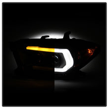 Load image into Gallery viewer, Spyder Toyota Tacoma 16-18 (TRD Model Only) Projector Headlights Black Smoke PRO-YD-TT16V1-SEQ-BSM

