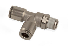 Load image into Gallery viewer, Air Lift Run Tee- Male 1/8in Npt X 1/4in Tube X 1/4in Tube
