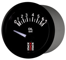 Load image into Gallery viewer, Autometer Stack 52mm 0-7 Bar M10 (M) Electric Oil Pressure Gauge - Black
