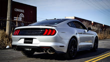 Load image into Gallery viewer, Corsa 2018+ Ford Mustang GT Fastback 5.0L 3in Cat-Back System Dual Rear Exit w/ 4in Black Tips
