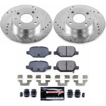 Load image into Gallery viewer, Power Stop 12-18 Fiat 500 Rear Z23 Evolution Sport Brake Kit
