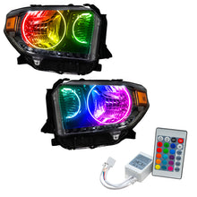 Load image into Gallery viewer, Oracle 14-17 Toyota Tundra SMD HL - Dual Halo Kit - ColorSHIFT w/ Simple Controller
