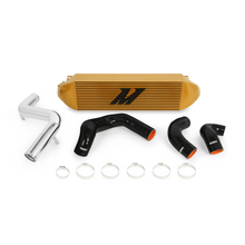 Load image into Gallery viewer, Mishimoto 2013+ Ford Focus ST Gold Intercooler w/ Polished Pipes
