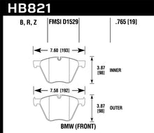 Load image into Gallery viewer, Hawk 10-15 BMW 760Li / 11-15 BMW B7 Alpina/B7 Alpina xDrive Performance Ceramic Front Brake Pads
