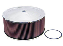 Load image into Gallery viewer, K&amp;N Round - Red - Size 14in - 5.125in Neck Flange Custom Air Cleaner Assembly
