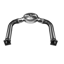 Load image into Gallery viewer, Spectre Air Box Kit 14in. / Dual 135 Degree Inlets - Chrome w/Black Ducts
