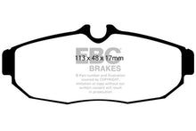 Load image into Gallery viewer, EBC 05-10 Ford Mustang 4.0 Redstuff Rear Brake Pads
